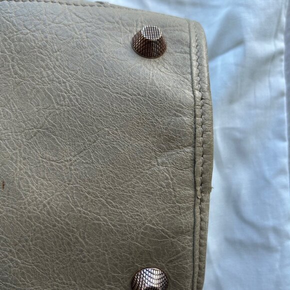 BALENCIAGA LE CITY LARGE BEIGE HANDBAG - Picture 4 of 13